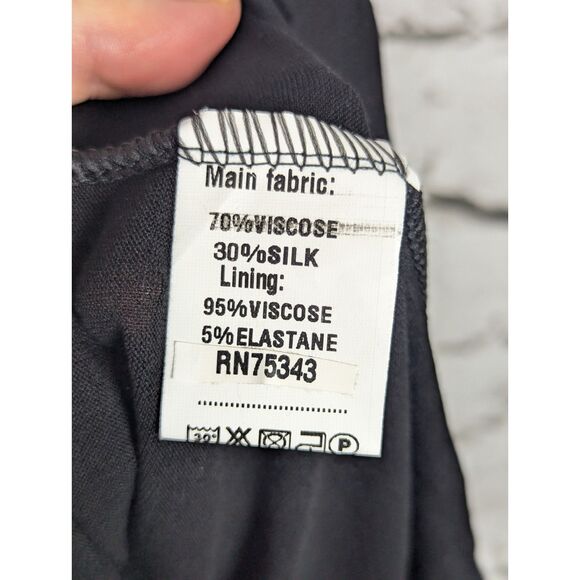 LE RAGAZZE Boho Cottage Prairie Silk Floral Whimsigoth Italy Maxi Dress Large - Picture 6 of 7